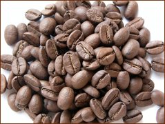 中焙炒咖啡豆圖片（Middle Roast）