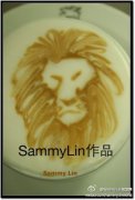 SammyLin意式咖啡拉花的定義  「圈圍法」定義