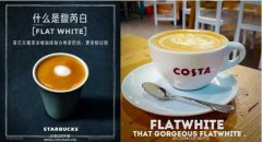 星巴克馥芮白與Costa醇藝白有什麼區別？不都是 Flat White 嗎？